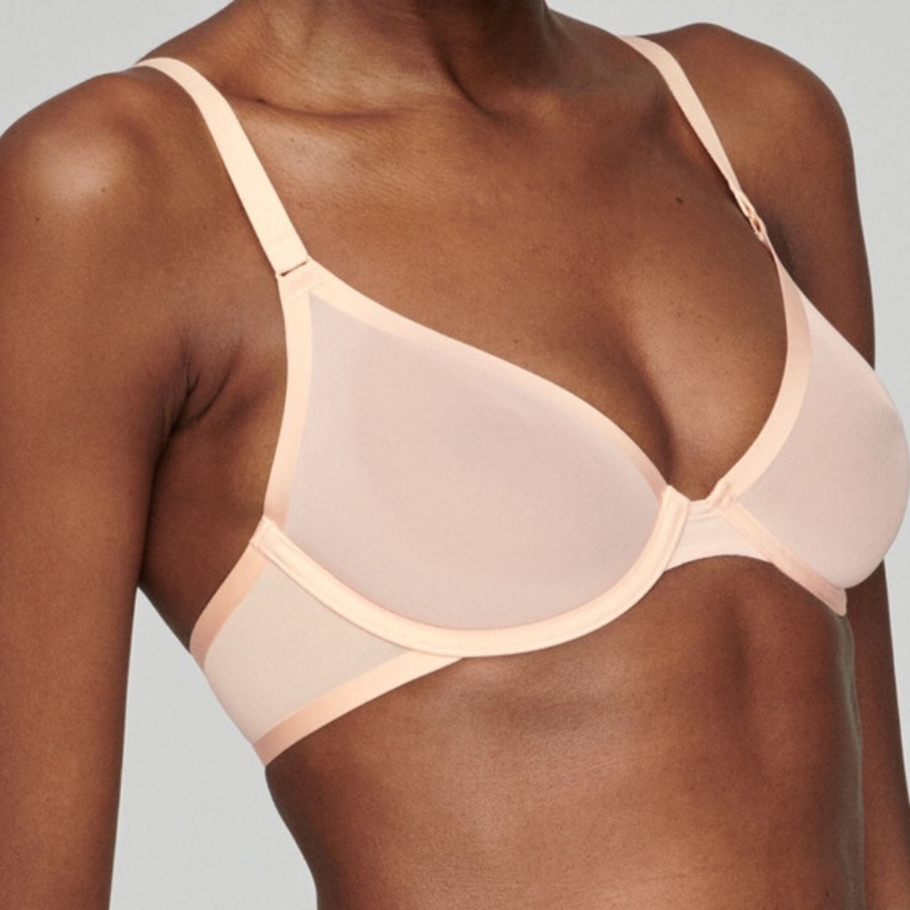 CUUP Mesh Plunge Bra